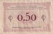 Francia 50 Centimes - Chambre de commerce - Paris - 1920 - S&eacute;rie H.39