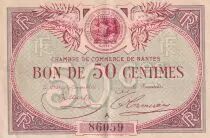Francia 50 Centimes - Chambre de commerce de Nantes - Serial A - P.88-3