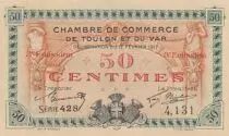 Francia 50 centimes - Chambre de commerce de Toulon et du Var - 1915