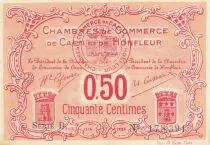 Francia 50 centimes - Honfleur and Caen Chamber of Commerce - 1915 - Serial B