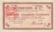 Francia 50 Centimes - Schneider Corp. - 15-11-1914