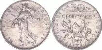 Francia 50 Centimes,  Semeuse - 1907 - XF