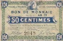 Francia 50 Centimes - Ville - Roubaix-Tourcoing - S&eacute;rie AR39