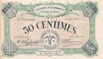 Francia 50 Centimes- Chambre de Commerce - Eure-et-Loir - 01-1921 - 5&egrave;me &eacute;mission
