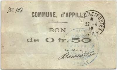 Francia 50 Centimes Appilly City