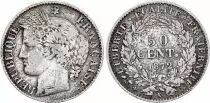 Francia 50 Centimes C&eacute;r&egrave;s - Third Republic - 1872 K Bordeaux