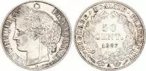 Francia 50 Centimes Francs Ceres - Third Republic - 1881 A Paris