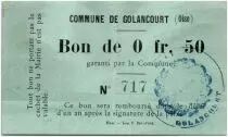 Francia 50 Centimes Golancourt City