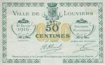 Francia 50 Centimes Louviers Municipal emission