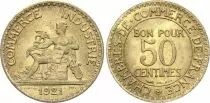 Francia 50 Centimes Mercury Seated - 1921