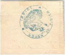Francia 50 Centimes Noyon City - 1915