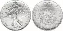 Francia 50 C&eacute;ntimos Semeuse - 1899 - Plata