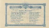 Francia 50 Cents - Annonay Chamber of Commerce - 31-08-1914 - Serial 29