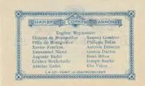 Francia 50 Cents - Annonay Chamber of Commerce - 31-08-1914 - Serial 30