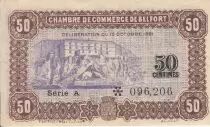 Francia 50 Cents - Belfort Chamber of Commerce - 12-10-1921 - Serial A