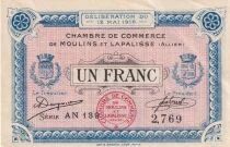 Francia 50 cents - Chamber of  Commerce - Moulins et Lapalisse -12-05-1916 - S&eacute;rie AN 139