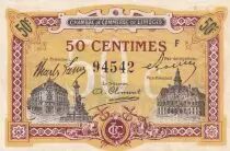 Francia 50 Cents - Chamber of Commerce -  Limoges - 1918