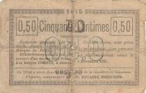 Francia 50 cents - Chamber of Commerce - Amiens - 1915