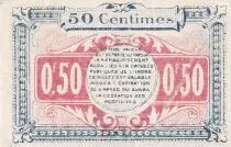 Francia 50 Cents - Chamber of Commerce - Ch&acirc;teauroux - 1916