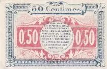Francia 50 Cents - Chamber of Commerce - Ch&acirc;teauroux - 1918