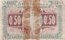 Francia 50 Cents - Chamber of Commerce - Ch&acirc;teauroux - 1919