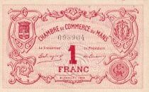 Francia 50 Cents - Chamber of commerce - Le Mans -  08-07-1915 - Serial 1