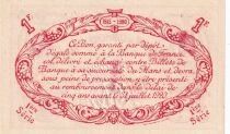 Francia 50 Cents - Chamber of commerce - Le Mans -  08-07-1915 - Serial 1