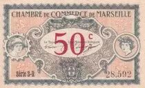 Francia 50 Cents - Chamber of commerce - Marseille - 1917 - S&eacute;rie S-R