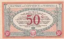 Francia 50 Cents - Chamber of commerce - Marseille - 1917 - S&eacute;rie S-R