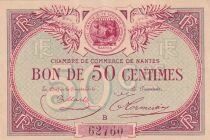 Francia 50 Cents - Chamber of Commerce - Nantes - S&eacute;rie B