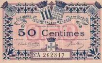 Francia 50 Cents - Chamber of commerce - Rennes - 1915 - S&eacute;rie A