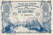 Francia 50 Cents - Chamber of Commerce - Rouen - 1918