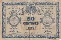Francia 50 Cents - Chamber of Commerce - Rouen - n&deg;252.618 - 1916