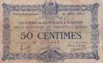 Francia 50 Cents - Chambre de commerce d\'Avignon - 1914 - P.18-13