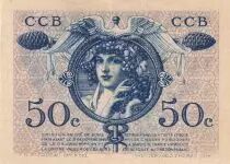 Francia 50 Cents - Chambre de commerce de Bordeaux - 1921 - Serial 2 - P.30-28