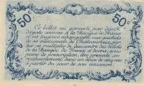 Francia 50 Cents - Chateauroux Chamber of Commerce - 06-01-1916 - Serial H