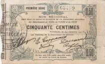 Francia 50 Cents - Fourmies - Regional Coupon  - 24-10-1915 - First Serial