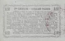 Francia 50 Cents - Laon - Regional Coupon - 16-06-1916 - Serial 26