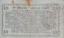 Francia 50 Cents - Laon - Regional Coupon - 16-06-1916 - Serial 39