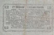 Francia 50 Cents - Laon - Regional Coupon - 16-06-1916 - Serial 5