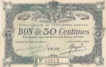Francia 50 Cents - Le Havre Chamber of Commerce- 1916 - Number 53642