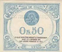 Francia 50 Cents - Lyon - Chamber of Commerce - 09-09-1915 - Second Serial