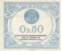 Francia 50 Cents - Lyon - Chamber of Commerce - 09-09-1915