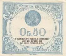 Francia 50 Cents - Lyon - Chamber of Commerce - 09-09-1915