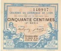 Francia 50 Cents - Lyon - Chamber of Commerce - 16-10-1919 - Twelfth Serial