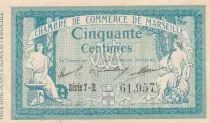 Francia 50 Cents - Marseille - Chamber of Commerce - 12-08-1914 - S&eacute;rie 7-R