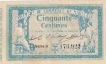 Francia 50 Cents - Marseille - Chamber of Commerce - 12-08-1914 - S&eacute;rie D