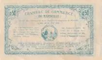 Francia 50 Cents - Marseille - Chamber of Commerce - 12-08-1914 - S&eacute;rie D