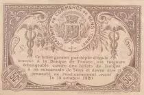Francia 50 Cents - Sens - Chamber of Commerce - 07-05-1916 - Second Serial