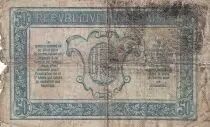 Francia 50 Cents - Tr&eacute;sorerie aux arm&eacute;es - 1917 - Serial A - VG+ - M.1